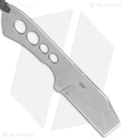 CRKT Jon Graham Razel Chisel Fixed Blade Knife Gray Stainless Steel (2" Steel) -Buck Knives Store CRKT Jon Graham Razel Chisel Fixed Blade SW BHQ 178660 jr spine