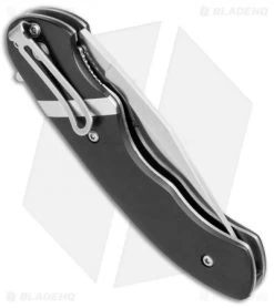 CRKT Philip Booth Snarky Recurve Liner Lock Flipper Knife (3.25" Satin) 7280 -Buck Knives Store CRKT Philip Booth Snarky Recurve LL Satin 7280 BHQ 71233 jr side