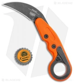CRKT Provoke Orange Kinematic Morphing Karambit Folding Knife (2.4" Black) 4041O -Buck Knives Store CRKT Provoke Orange Kinematic Morphing Karambit Folding Knife Black 4041O BHQ 119340 jr bottlecap