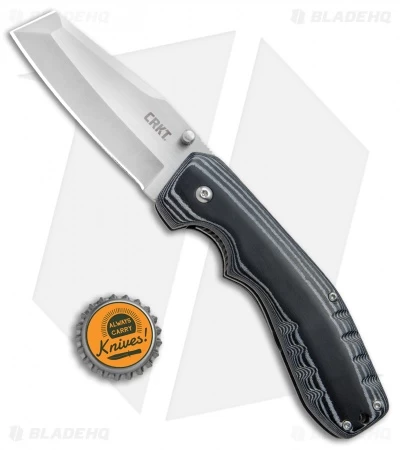 CRKT Folding Razel Folder Liner Lock Knife Micarta (3.13" Satin) 4030 6 CRKT Folding Razel Folder Liner Lock Knife Micarta (3.13" Satin) 4030 - Image 4