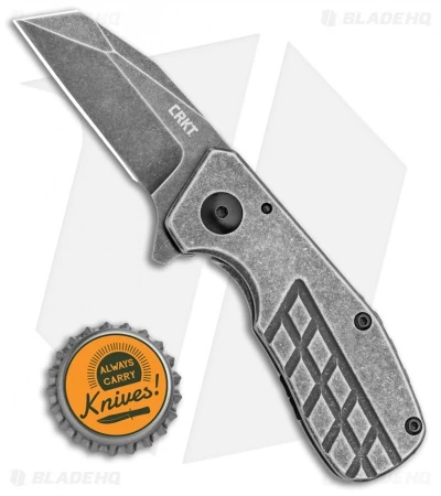 CRKT Razelcliffe Compact Frame Lock Knife Stainless Steel (2.4" Black SW) 4021 6 CRKT Razelcliffe Compact Frame Lock Knife Stainless Steel (2.4" Black SW) 4021 - Image 4