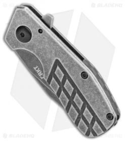 CRKT Razelcliffe Compact Frame Lock Knife Stainless Steel (2.4" Black SW) 4021 7 CRKT Razelcliffe Compact Frame Lock Knife Stainless Steel (2.4" Black SW) 4021 -Buck Knives Store CRKT Razelcliffe Compact Frame Lock Knife Stainless Steel 2.4in Black SW 4021 BHQ 113911 LS Spine