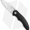 CRKT Ruger Knives High-Brass Spring Assisted Knife Black (3.2" Satin Serr) R2601 -Buck Knives Store CRKT Ruger High Brass SA Black Satin Serr R2602 BHQ 76861 jr