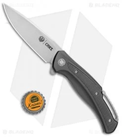 CRKT Ruger Knives Windage Liner Lock Knife Black Aluminum (3.78" SW) R2401 -Buck Knives Store CRKT Ruger Windage LL Black Alum SW R2401 BHQ 76849 jr bottlecap