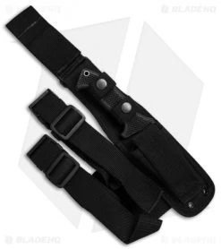 CRKT M60-14NK SOTFB Fixed Blade Knife Tanto (4.38" Black Serr) -Buck Knives Store CRKT SOTFB Black Serr Tanto M60 14NK BHQ 49727 jr sheath