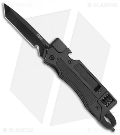 CRKT Septimo Multi-Tool Tanto Liner Lock Knife Black Aluminum (2.9" Black) 3 CRKT Septimo Multi-Tool Tanto Liner Lock Knife Black Aluminum (2.9" Black)