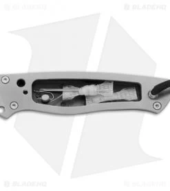 CRKT TSR Terzuola Survival Rescue Fixed Blade Knife Black GFN (4.3" Satin ) 2061 -Buck Knives Store CRKT T SR Terzuola survival rescue black GFN satin 2061 BHQ 51818 er open