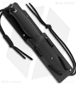 CRKT TSR Terzuola Survival Rescue Fixed Blade Knife Black GFN (4.3" Satin ) 2061 -Buck Knives Store CRKT T SR Terzuola survival rescue black GFN satin 2061 BHQ 51818 er spine