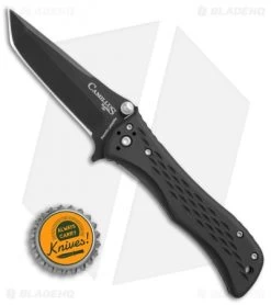 Camillus Blaze Tanto Spring Assisted Knife Black Zytel (2.8" Black) 717 -Buck Knives Store Camillus Blaze black zytel black 717 BHQ 67846 er size