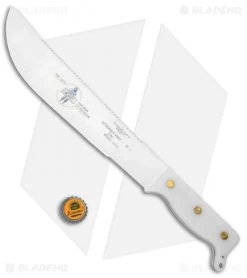 Case Astronaut Knife M-1 Fixed Blade White Synthetic (11.6" Satin) MODEL 2019 -Buck Knives Store Case Astronaut M 1 White Synthetic Satin MODEL 2019 22019 BHQ 97505 jr bottlecap