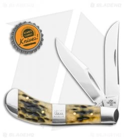 Case Bose Saddlehorn Olive Green Peach Seed Jig Bone (TB62110 SS) -Buck Knives Store Case Bose Saddlehorn Olive Green Peach Seed Jig Bone TB62110 SS BHQ 115048 LS Bottlecap