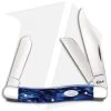 Case Cutlery Large Stockman 3.75" Sparxx Blue Pearl Kirinite (10347 SS) 23435 -Buck Knives Store Case Cutlery Large Stockman Sparxx Blue Pearl Kirinite SS 23435 BHQ 94882 jr