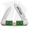 Case John Deere Canoe Traditional Knife 3.625" Green Polymer (42131 SS) 15762 -Buck Knives Store Case John Deere Canoe Traditional Green Polymer SS GX 30970 jr