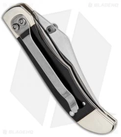 Case Kickstart Mid-Folding Hunter Assisted Knife Black Canvas (101265AC SS) -Buck Knives Store Case Kickstart Mid Folding Hunter Assisted Black Canvas SS 23138 BHQ 87495 jr side