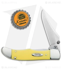 Case Kickstart Mid-Folding Hunter Assisted Knife Yellow (31265AC CV) 30117 -Buck Knives Store Case Kickstart Mid Folding Hunter Assisted Yellow SW BHQ 122439 jr bottlecap