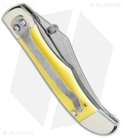 Case Kickstart Mid-Folding Hunter Assisted Knife Yellow (31265AC CV) 30117 -Buck Knives Store Case Kickstart Mid Folding Hunter Assisted Yellow SW BHQ 122439 jr side