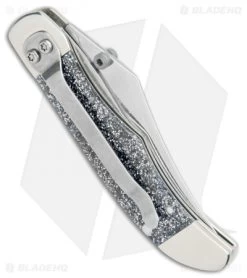 Case Kickstart SparXX Silver Stardust Kirinite Smooth Mid Folding Hunter A/O -Buck Knives Store Case Kickstart SparXX Silver Startdust Kirinite Smooth 23523 BHQ 101111 jr side