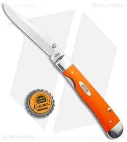 Case Kickstart TrapperLock Assisted Knife Synthetic Orange (4154AC SS) -Buck Knives Store Case Kickstart TrapperLock Assited Synthetic Orange SS 80511 BHQ 95057 jr bottlecap