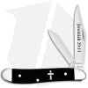 Case Peanut Religious Embellished Smooth Black Synthetic (2220 SS) 60866 -Buck Knives Store Case Peanut Embellished Smooth Black Synthetic Jeremiah 29 11 BHQ 123418 jr