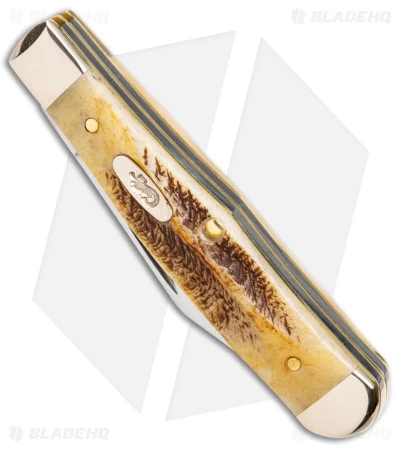 Case Small Swell Center Jack Knife 3" Case 6.5 BoneStag (6.5225 1/2 SS) 65326 4 Case Small Swell Center Jack Knife 3" Case 6.5 BoneStag (6.5225 1/2 SS) 65326 - Image 2