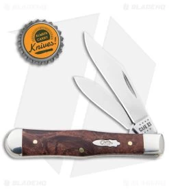 Case Small Swell Center Jack Knife 3" Brown Maple Burl Wood (7225 1/2 SS) 64061 -Buck Knives Store Case Small Swell Center Jack Brown Maple Burl Wood SS BHQ 140669 jr bottlecap