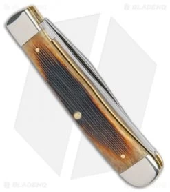 Case Trapper Knife 4.25" Antique Barnboard Jigged Bone (6254 SS) 25151 -Buck Knives Store Case Trapper Antique Barnboard Jigged Bone 25151 BHQ 101117 jr side