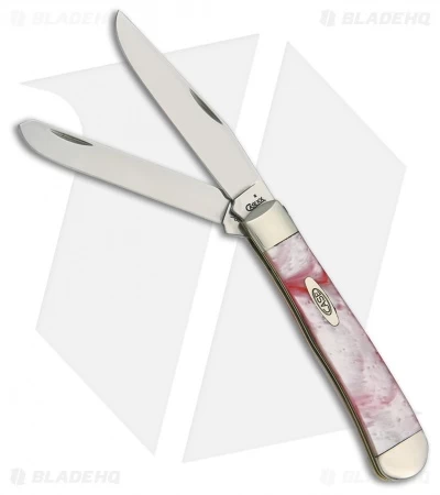 Case Trapper Knife 4.125" Peppermint Corelon (9254 SS) 9254PM 3 Case Trapper Knife 4.125" Peppermint Corelon (9254 SS) 9254PM