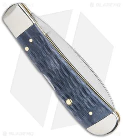 Case Tribal Lock Pocket Knife Gray Bone CV Crandall Jig (TB612010L CV) 58411 -Buck Knives Store Case Tribal Lock Gray Bone CV Crandall Jig BHQ 123445 jr side