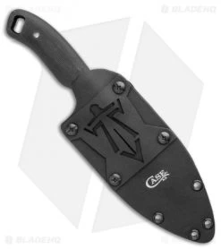 Case Winkler Kyle Lamb Hunter Fixed Blade Knife Black Canvas Laminate (5" Black) -Buck Knives Store Case x Winkler Black Canvas Laminate Kyle Lamb Hunter KYLE LAMB HUNTER 80CRV 43182 BHQ 117622 LS Side
