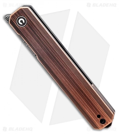 CIVIVI Exarch Liner Lock Knife Dark Copper (3.2" Black Damascus) C2003DS-2 4 CIVIVI Exarch Liner Lock Knife Dark Copper (3.2" Black Damascus) C2003DS-2 - Image 2
