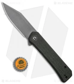 CIVIVI Relic Liner Lock Knife W/Tweezers Green Micarta (3.5" SW) -Buck Knives Store Civivi Relic Liner Lock Knife With Tweezers Green Micarta G 10 BHQ 136912 td size