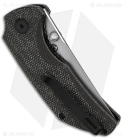 CIVIVI Thug 2 Liner Lock Knife Dark Green Micarta (2.69" BB) C20028C-3 -Buck Knives Store Civivi Thug 2 LL Knife Dark Green Micarta 2in BB BHQ 145895 td side