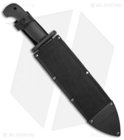 Cold Steel Black Bear Bowie Fixed Blade Knife (12" Black) 97SMBWZ -Buck Knives Store Cold Steel Black Bear Bowie Black 97SMBWZ BHQ 52042 jr sheath