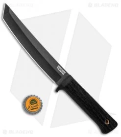 Cold Steel Recon Tanto Fixed Blade Knife (7" Black SK-5) 49LRT -Buck Knives Store Cold Steel Recond Tanto Black SK 5 49LRT BHQ 83200 jr bottlecap