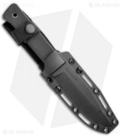 Cold Steel SRK-C Compact Fixed Blade Knife Kray-Ex (5" Black) 49LCKD -Buck Knives Store Cold Steel SRK Compact Kray Ex 49LCKD BHQ 106762 jr sheath