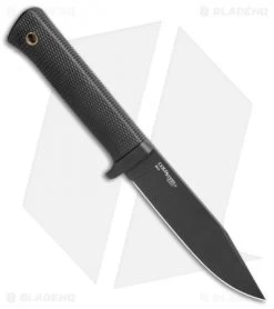 Cold Steel SRK-C Compact Fixed Blade Knife Kray-Ex (5" Black) 49LCKD -Buck Knives Store Cold Steel SRK Compact Kray Ex 49LCKD BHQ 106762 jr spine