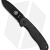 BRK Jeff Randall Avispa Frame Lock Knife Black G-10/Carbon Fiber (3.5" Black D2)