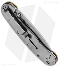 BRK Jeff Randall Avispa Frame Lock Knife Desert Tan (3.5" Stonewash D2) -Buck Knives Store ESEE Avispa Desert Tan SW BRK1302DT BHQ 50086 jr side 2