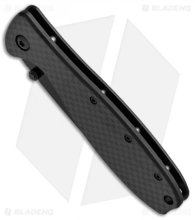 ESEE Zancudo Frame Lock Knife Black G-10/Carbon Fiber (2.94" D2 Black) 4 ESEE Zancudo Frame Lock Knife Black G-10/Carbon Fiber (2.94" D2 Black) - Image 2