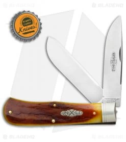 GEC #23 Pioneer Trapper Pocket Knife 4.5" Antique Autumn Natural Bone 9 GEC #23 Pioneer Trapper Pocket Knife 4.5" Antique Autumn Natural Bone -Buck Knives Store GEC 23 Pioneer Trapper Pocket Knife Antique Autumn Natural Bone BHQ 113945 jr bottlecap