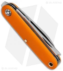 GEC #35 Farm & Field Calf Pen Pocket Knife 3.6" Orange Delrin 350217 -Buck Knives Store GEC 35 Farm Field Calf Pen Orange Delrin 350217 BHQ 78008 jr side