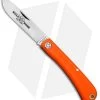 GEC #71 Farm & Field Bull Nose Slip Joint Orange Delrin (3.1" Satin) 715118