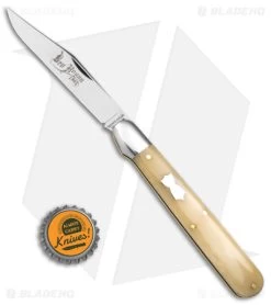 GEC Ben Hogan 1865 Smooth White Bone Pocket Knife (3.5" Polish) 651122 -Buck Knives Store GEC Ben Hogan 1865 Smooth White Bone Pocket Knife 3in Polish BHQ 151775 td size