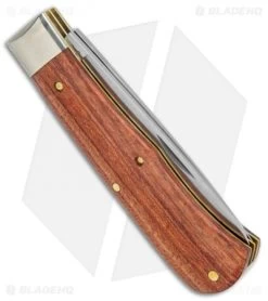 GEC Slip Joint Knife African Rosewood (3" Satin) 735221 -Buck Knives Store GEC SJ African Rosewood Satin 735221 BHQ 135101 jr side