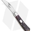 GEC Tidioute Cutlery Viper Pocket Knife Black Plum Jigged Bone (3" Satin) 470120
