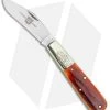 GEC Two Acorn Barlow Knife 3.75" Rust Orange Natural Bone 861121 -Buck Knives Store GEC Trapper Rust Orange Natural Bone 861121 BHQ 136946 jr