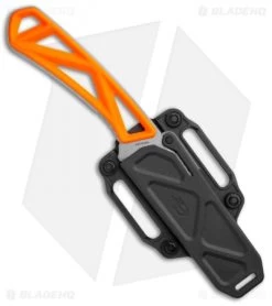 Gerber EXO-MOD Drop Point Fixed Blade Knife Orange (Stonewash) 30-001796 -Buck Knives Store Gerber EXO MOD DP Orange SW 30 001796 BHQ 105520 jr sheath