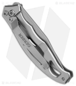 Gerber Mini Paraframe Frame Lock Knife Gray Stainless Steel (2.25" Satin) G48484 -Buck Knives Store Gerber Mini Paraframe FLK Gray Stainless Steel 2in Satin BHQ 53970 td side
