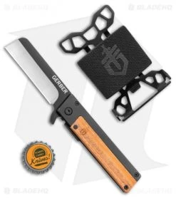 Gerber Quadrant Flipper Frame Lock Knife Bamboo + Barbill Wallet Clam Pack -Buck Knives Store Gerber Quadrant Flipper Frame Lock Knife Bamboo Barbill Wallet Clam Pack BHQ 137286 td size