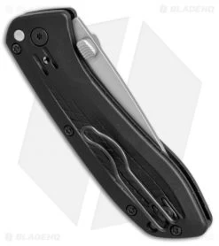 Gerber US-Assist Spring Assisted Knife Black (3" 420HC Gray Serr) 30-001294 -Buck Knives Store Gerber US assist black gray serr BHQ 50406 er side